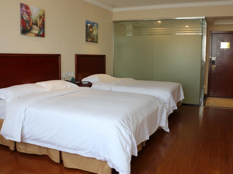 Greentree Inn Jiangsu Yangzhou Jiangdu Longcheng Road Express Hotel Bagian luar foto