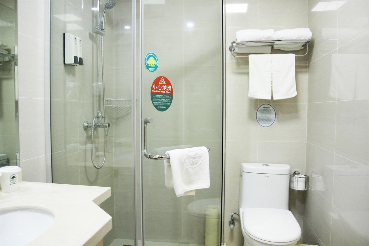 Greentree Inn Jiangsu Yangzhou Jiangdu Longcheng Road Express Hotel Bagian luar foto