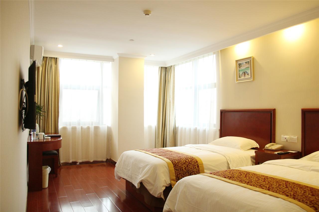 Greentree Inn Jiangsu Yangzhou Jiangdu Longcheng Road Express Hotel Bagian luar foto